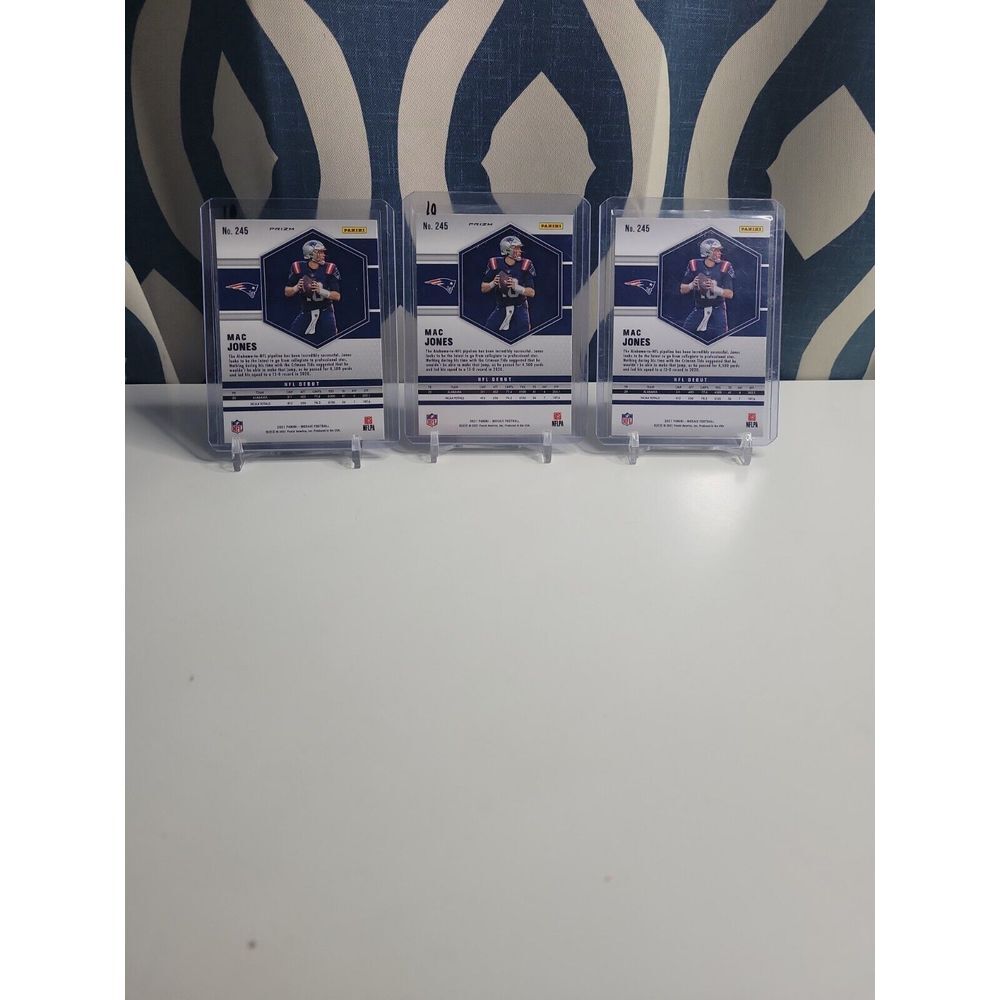 2021 Mosaic Football Mac Jones Rookies # 245 - Picture 5 of 8